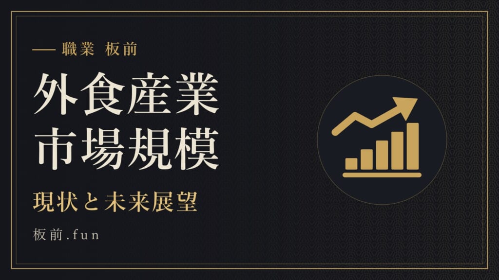 外食産業市場規模｜現状と未来展望